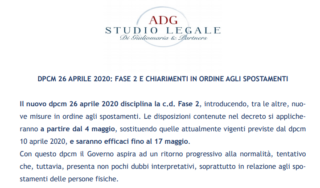 dpcm 26 aprile 2020